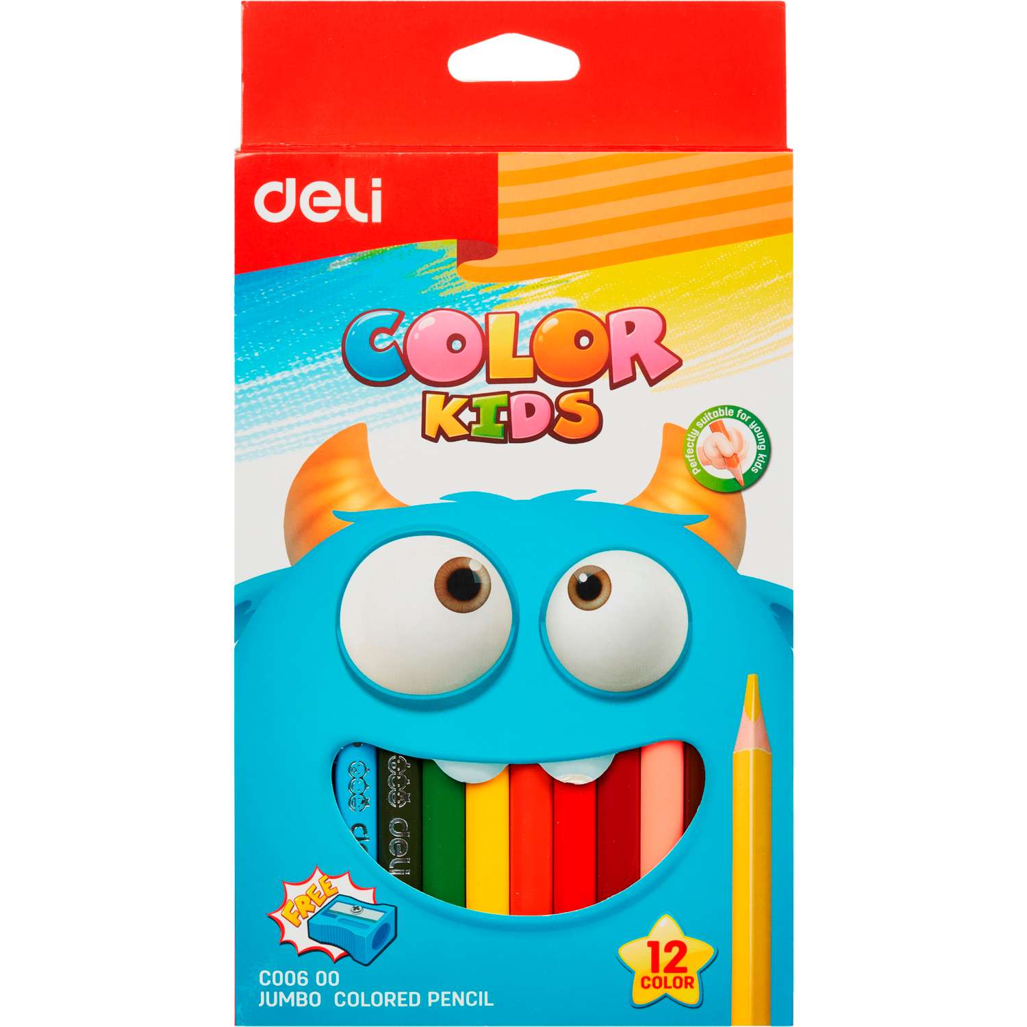 Карандаши цветные Deli Deli EC00600 Color Kids - фото 2