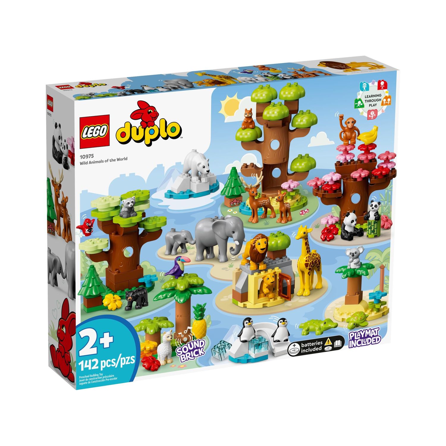 Конструктор LEGO DUPLO Wild Animals of the World 10975 купить по цене 14499  ₽ в интернет-магазине Детский мир