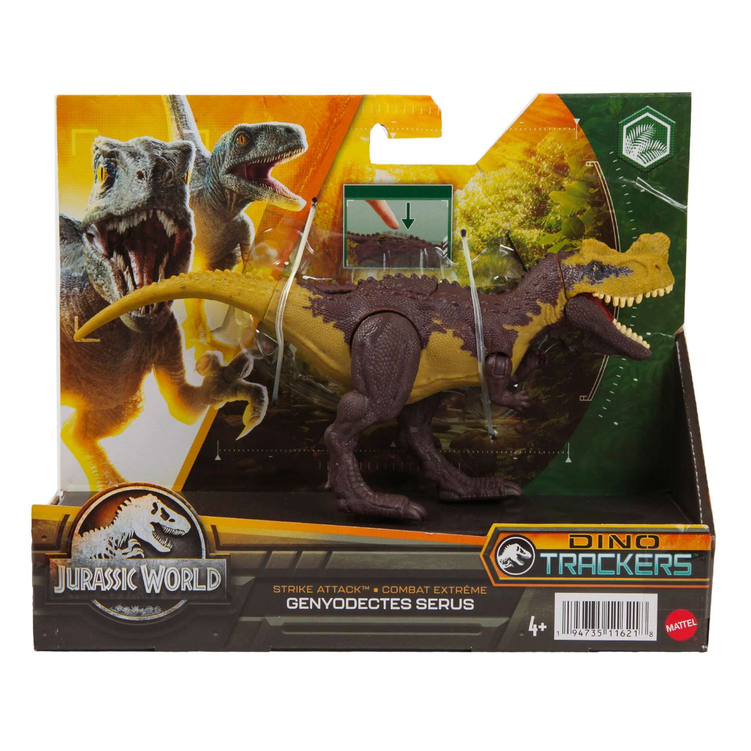 Фигурка Jurassic World Strike Attack Genyodectes serus HLN65 - фото 7