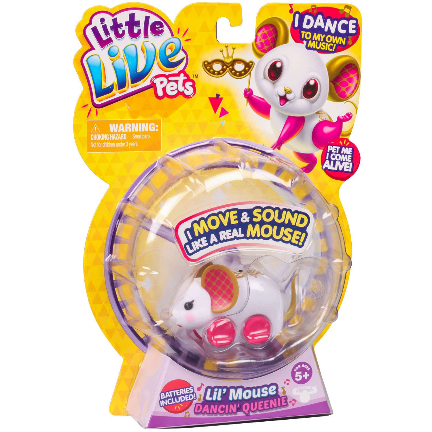 Мягкая игрушка Moose little Live Pets Wrapples зверек. Little Live Pets Wrapples - Zahara, Multicolor.