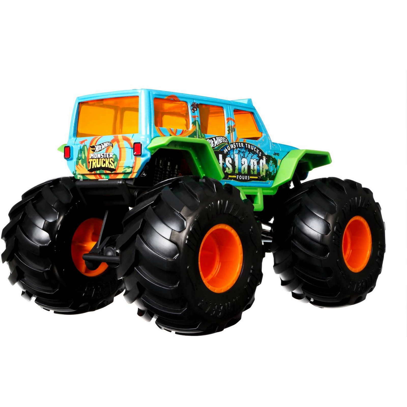 Машинка Hot Wheels Monster Trucks большой Джип GTJ44 FYJ83 - фото 4