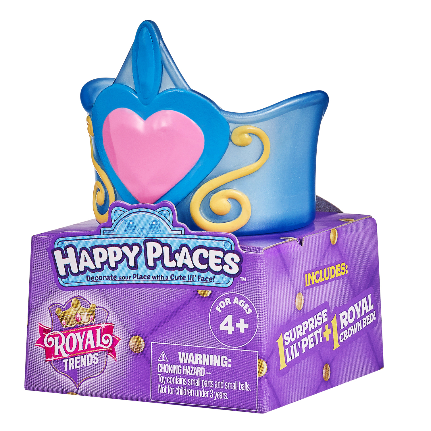 Игрушка Happy Places Shopkins (Happy Places) Королевская мода Маленький питомец Голубой в непрозрачной упаковке (Сюрприз) 57574_1 - фото 3