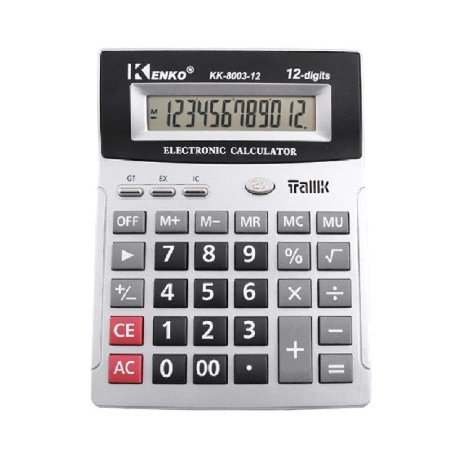 Настольный калькулятор Ripoma говорящий 12-разрядный - фото 1