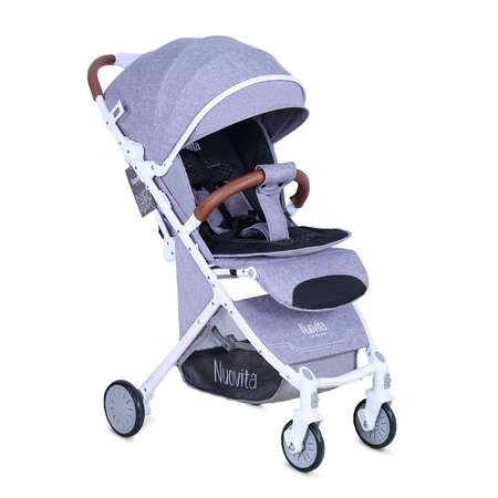 Коляска прогулочная Nuovita Giro Lux Grigio Bianco