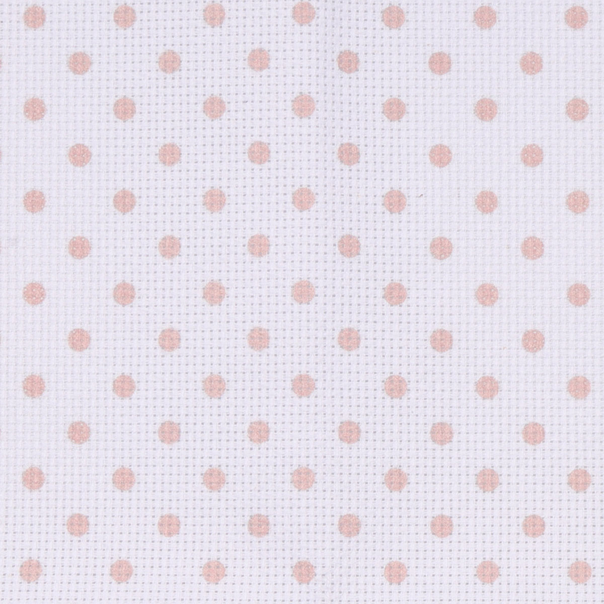 Канва Bestex для вышивания шитья и рукоделия дизайнерская 30*30 см Розовый горошек - фото 4