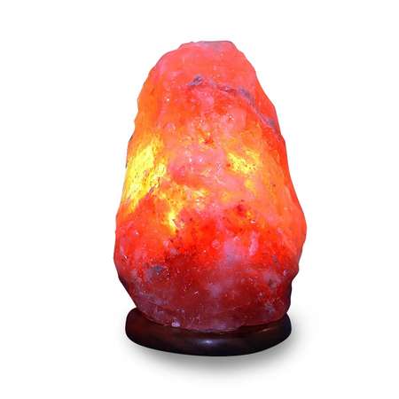Солевая лампа Wonder Life скала 2-3кг Гималайская соль красного оттенка с диммером