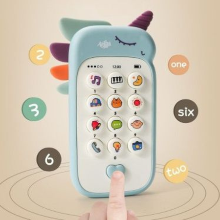 Развивающая игрушка MagicStyle детский музыкальный телефон для малышей игрушка единорог прорезыватель для зубов детский