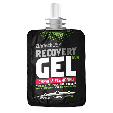 Предтренировочный комплекс BiotechUSA Recovery Gel 12х60г. Вишня