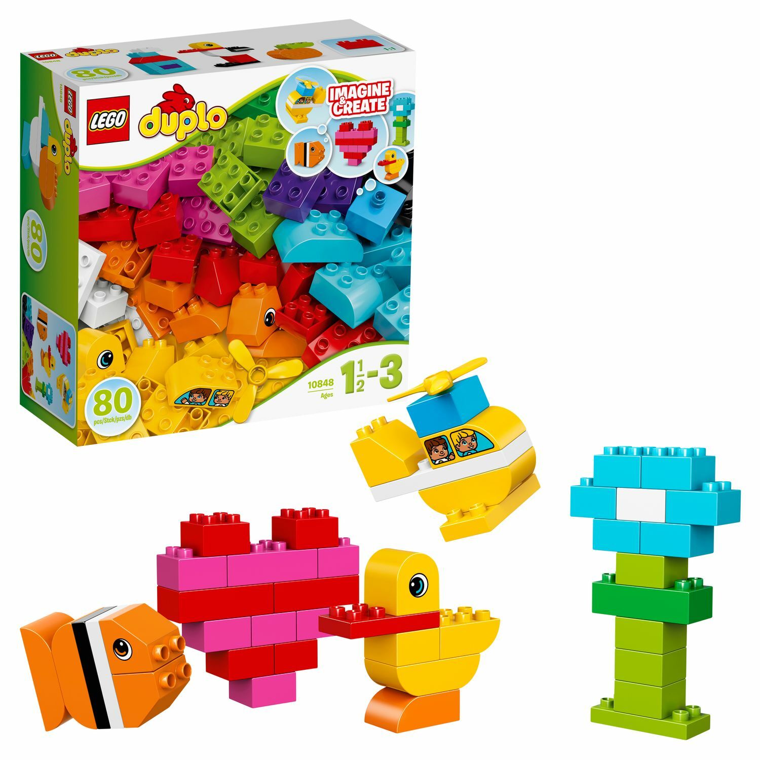 Конструктор LEGO DUPLO My First Мои первые кубики (10848)