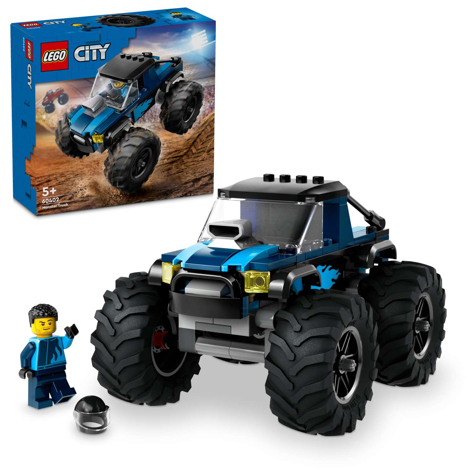 Конструктор LEGO City Синий Монстр-трак 60402 - фото 1
