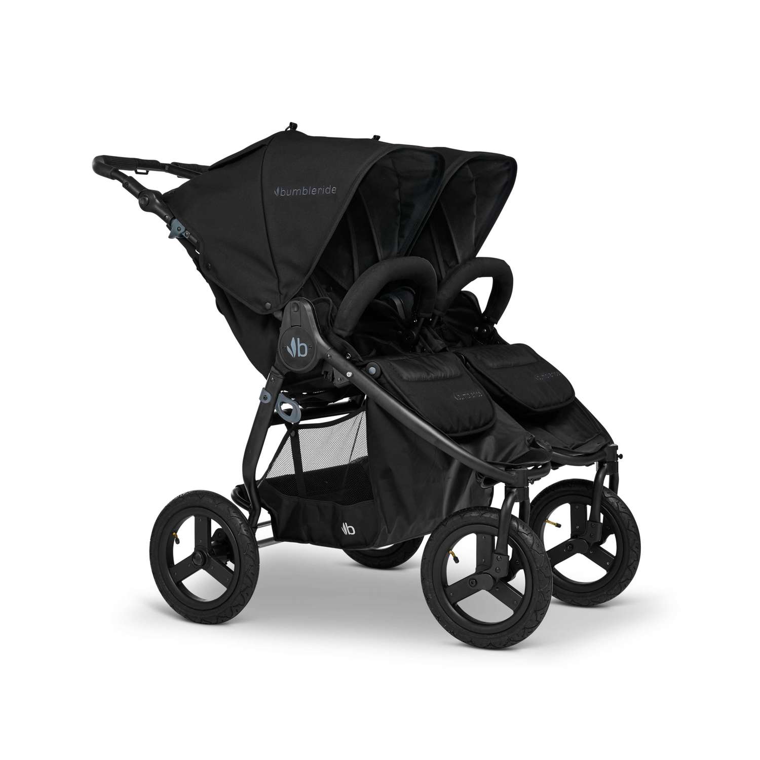 Коляска Bumbleride Indie Twin Black - фото 1