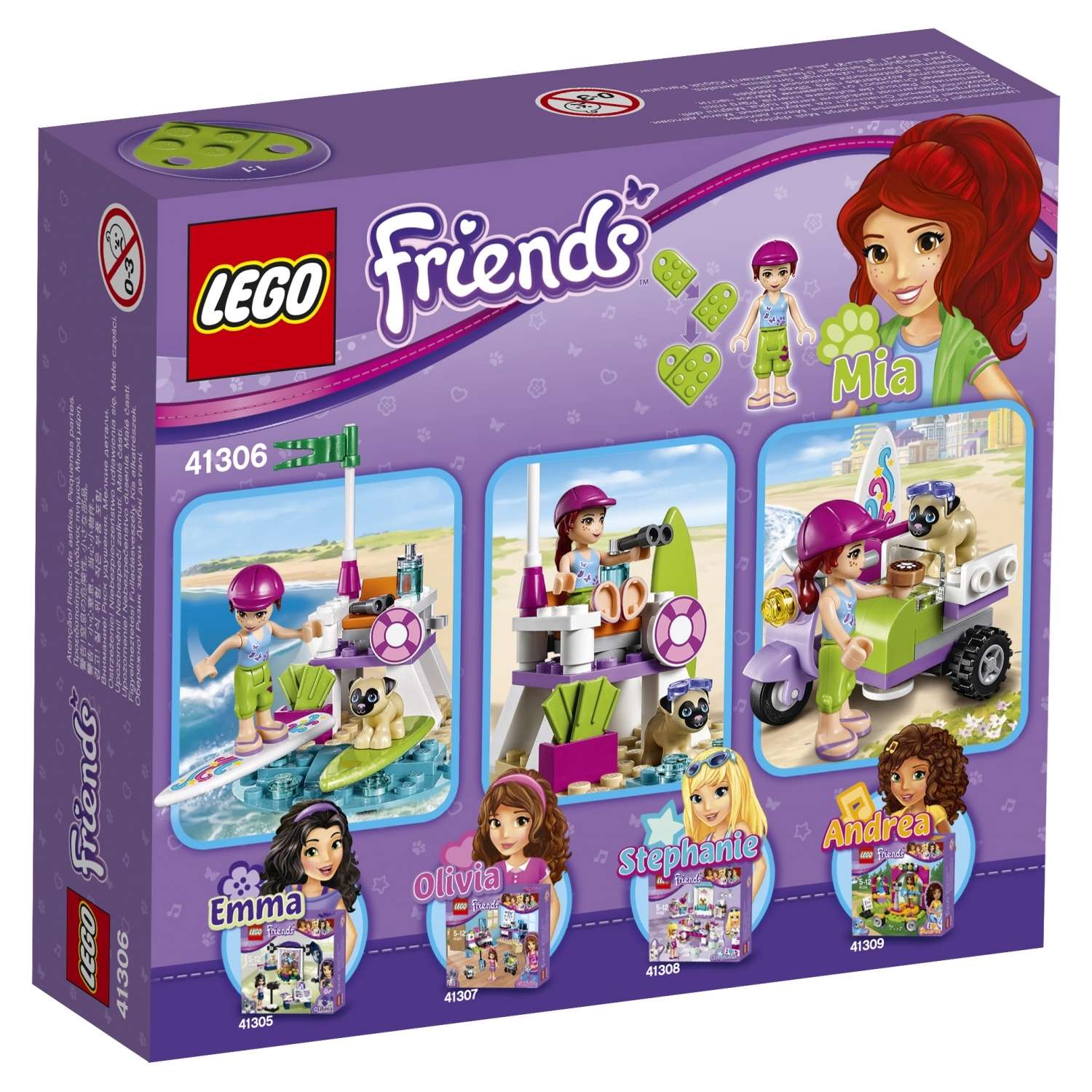 Конструктор LEGO Friends Пляжный скутер Мии (41306) - фото 3