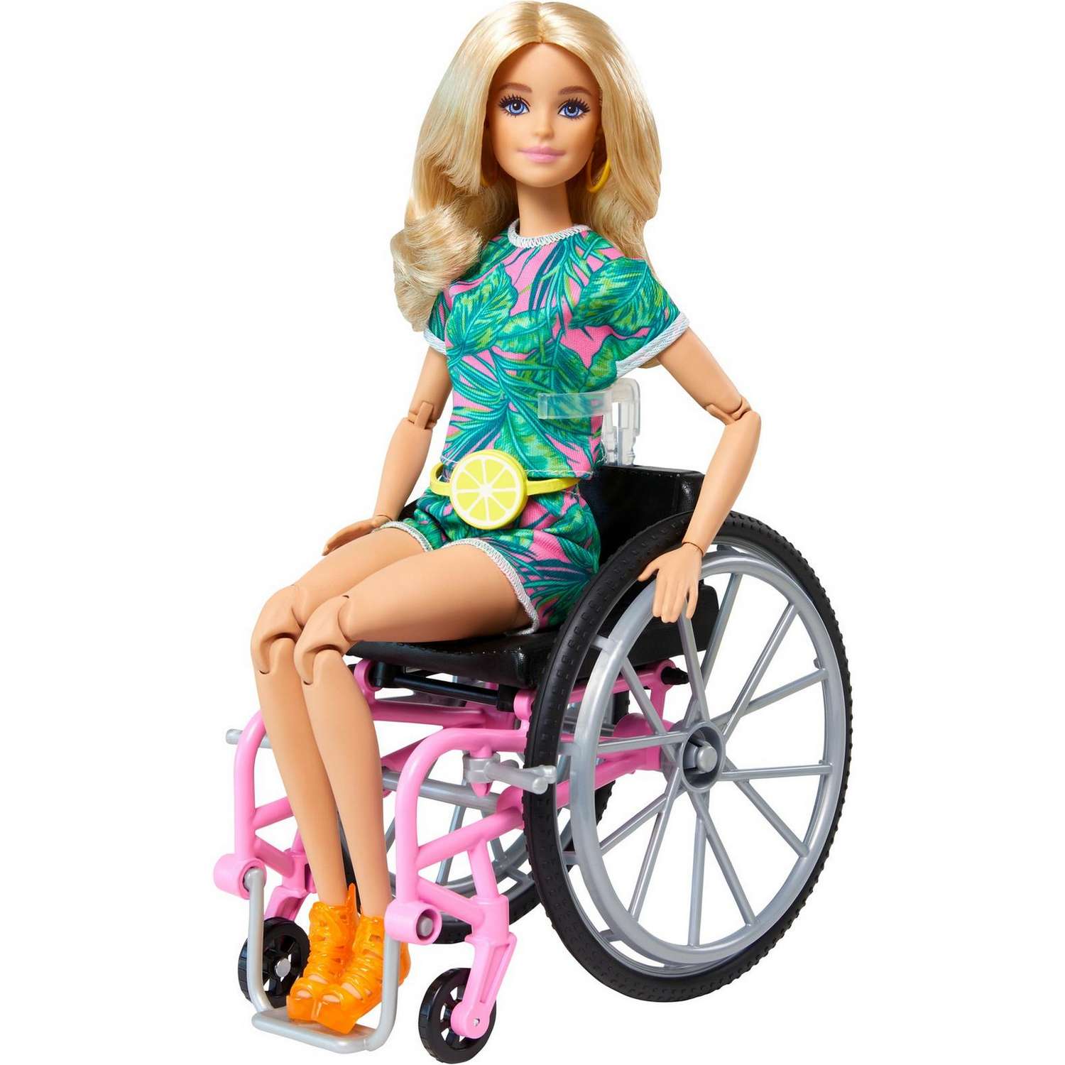 Кукла Barbie Игра с модой в инвалидном кресле GRB93 GRB93 - фото 3