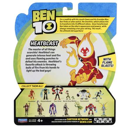 Фигурка Ben10 Человек-Огонь 76102