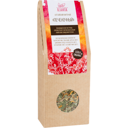 Травяной чай Печеночный Altaivita 45 г крафт-коробка