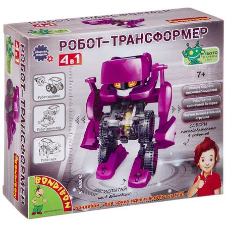 Робот-трансформер BONDIBON 3 в 1 серия Науки с Буки