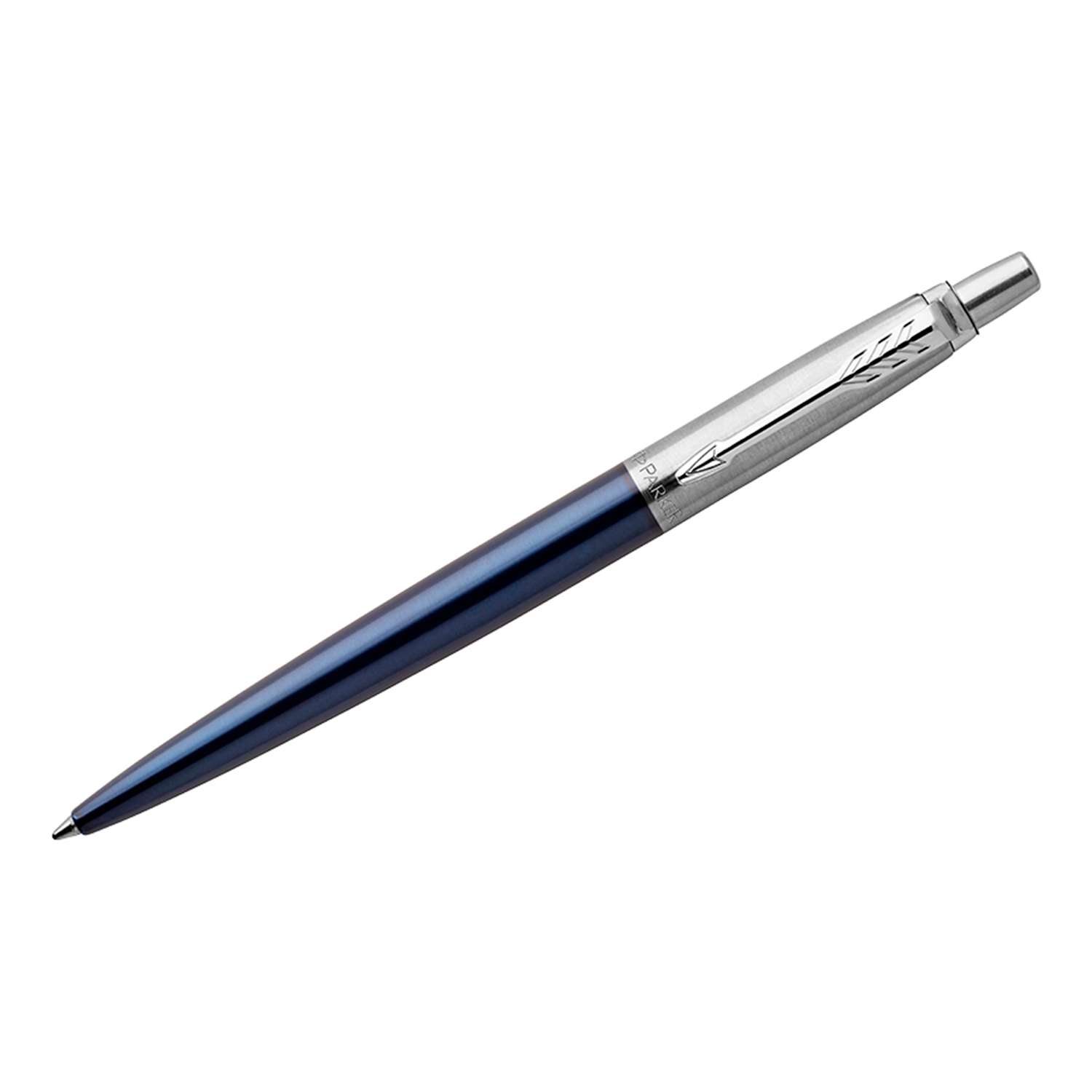Ручка шариковая PARKER Jotter Royal Blue CT синяя кнопочн подарочная упаковка - фото 1