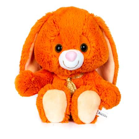 Мягкая игрушка МАЛЬВИНА Заяц Малыш 37 см оранжевый
