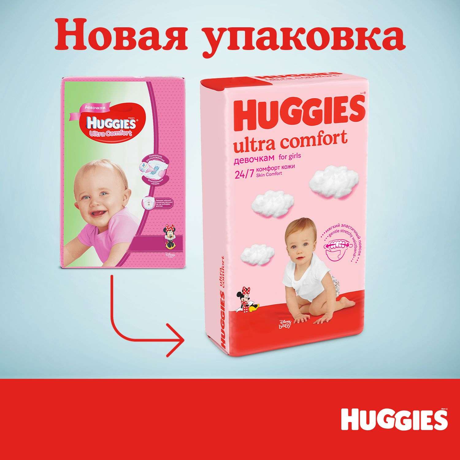 Подгузники для девочек Huggies Ultra Comfort 3 5-9кг 80шт - фото 10