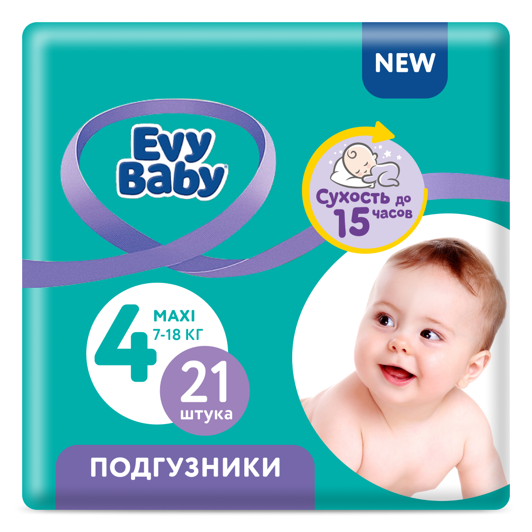 Подгузники Evy Baby 21 шт. L - фото 1