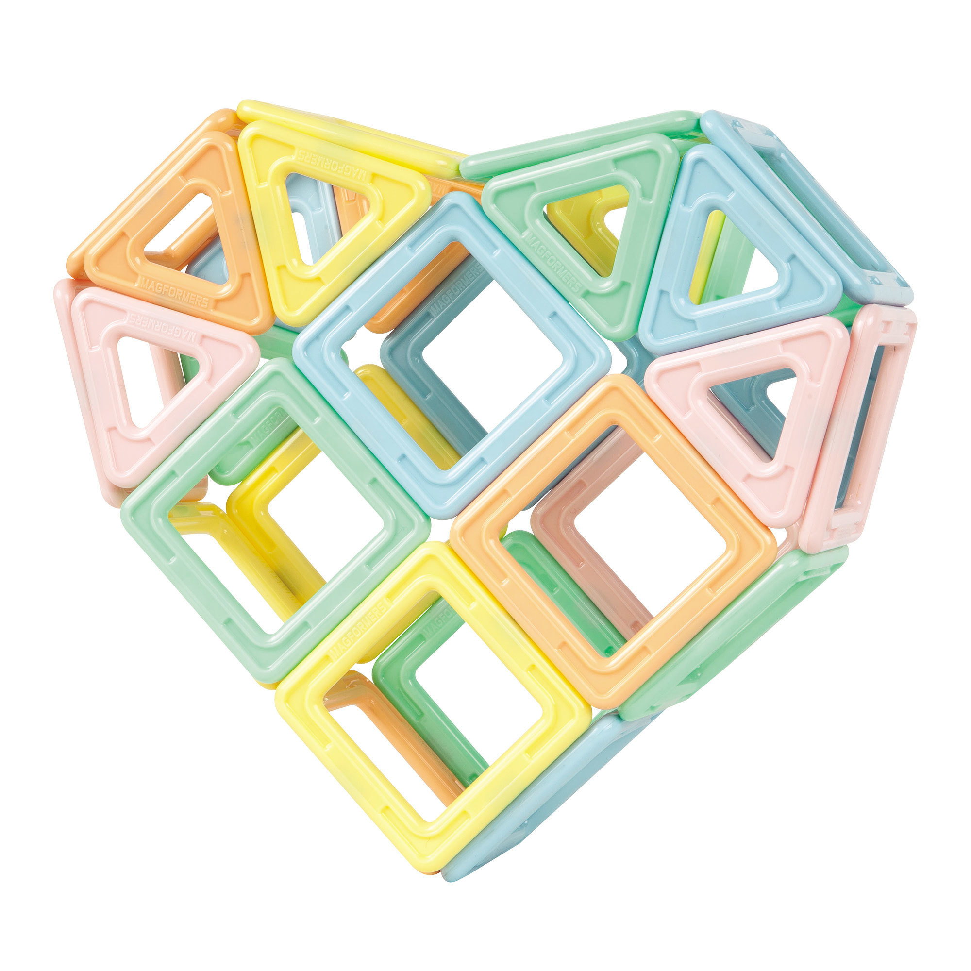 Магнитный конструктор Magformers My First Pastel Set 30P - фото 3