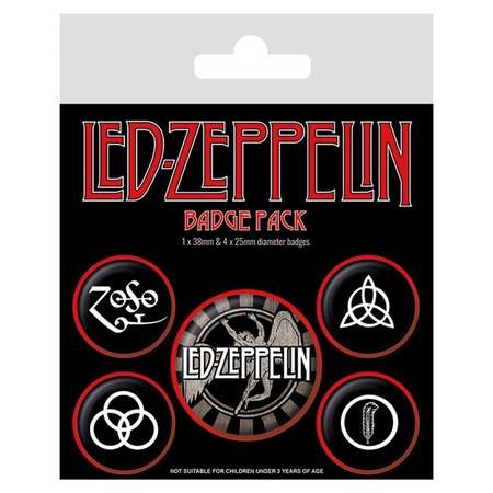 Набор значков Pyramid Led Zeppelin Symbols 5 шт BP80660