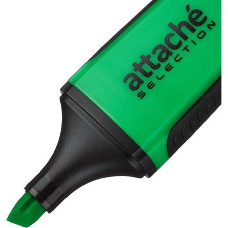 Маркер текстовыделитель Attache Selection Neon Dash 1-5мм зеленый 10 шт