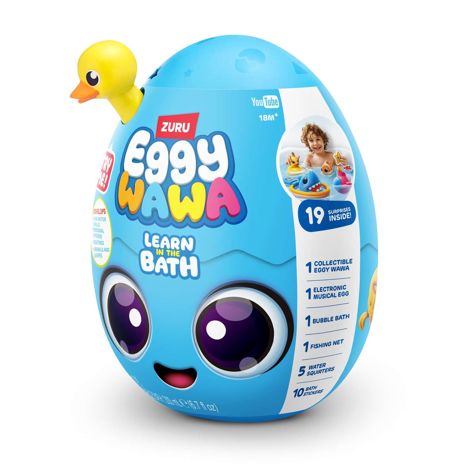 Игрушка Zuru Eggywawa Bathtime в непрозрачной упаковке (Сюрприз) 15101 - фото 25