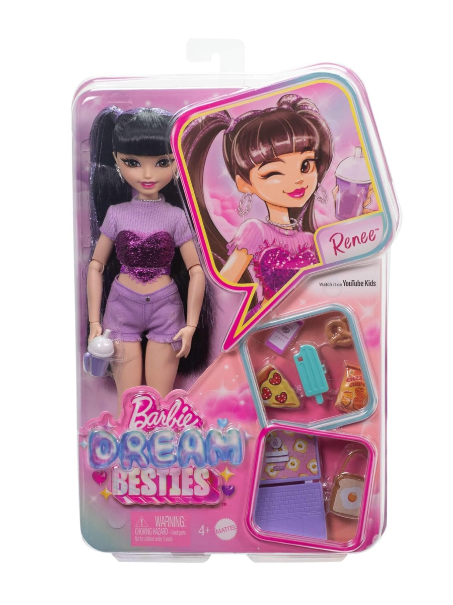 Кукла классическая Barbie Dream Besties HYC24 Рене HYC24 - фото 7