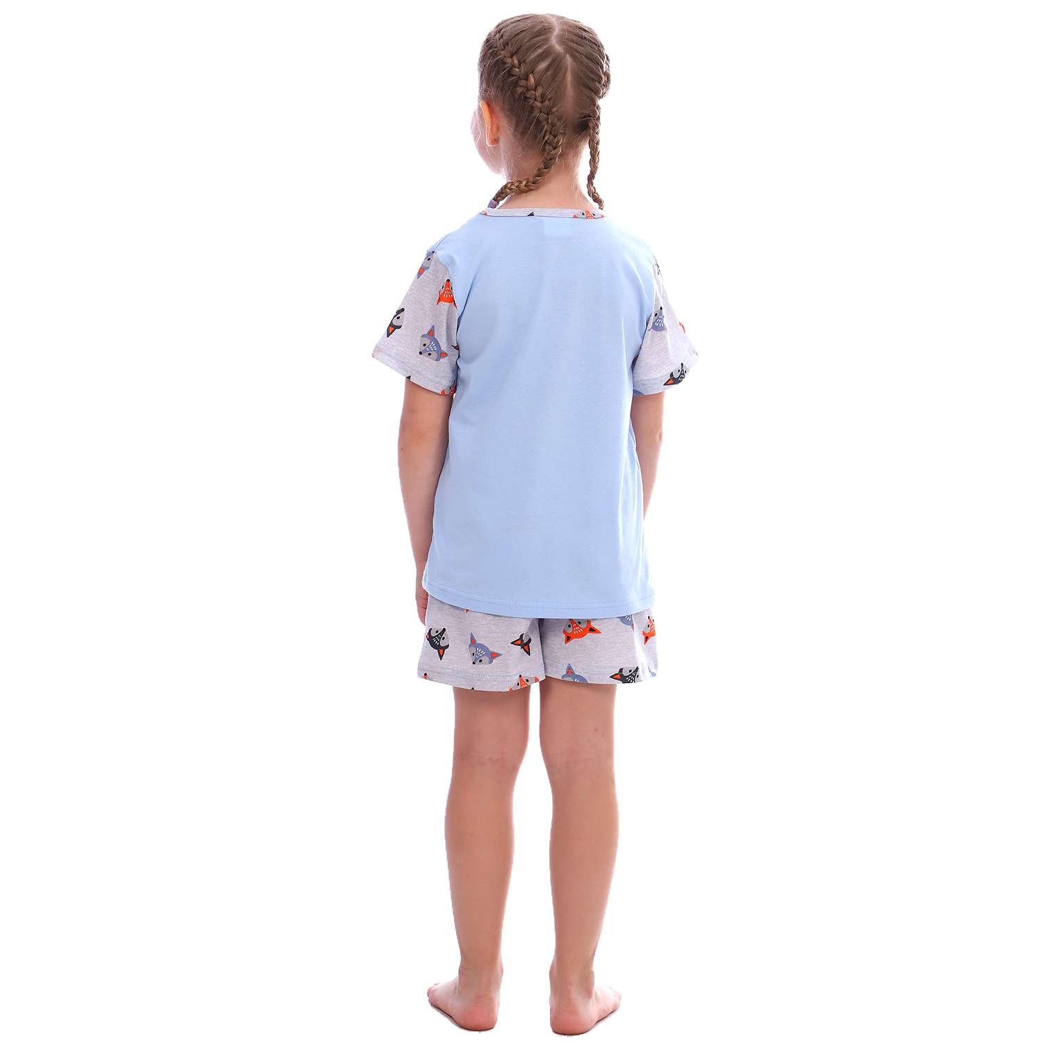 Пижама Детская Одежда 0409КПрД2/голубой - фото 7