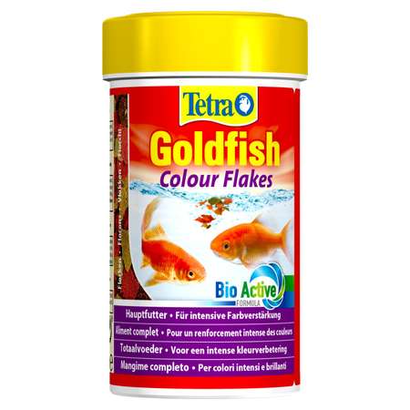 Корм для рыб Tetra Goldfish Colour золотых для улучшения окраса Хлопья 100мл