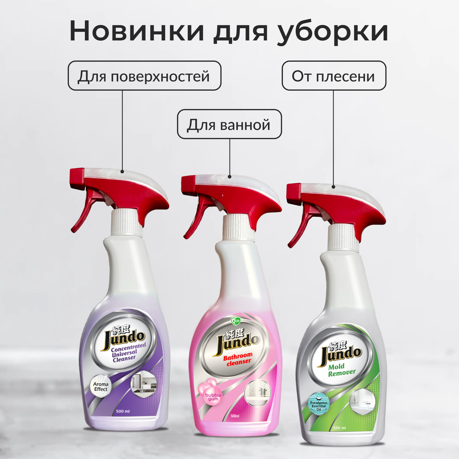 Моющее средство Jundo Active foam для стекол пластика и зеркал с ароматом экзотических фруктов - фото 9