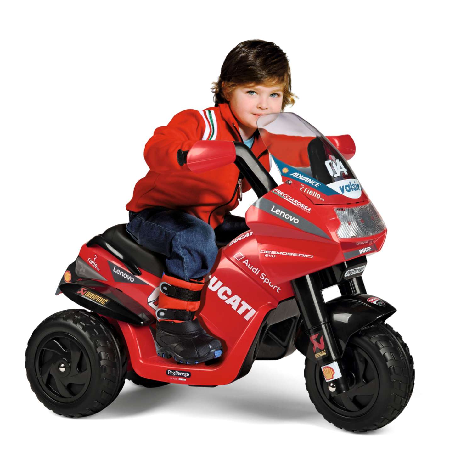 Электромотоцикл PEG PEREGO Детский Ducati Desmosedici EVO - фото 2
