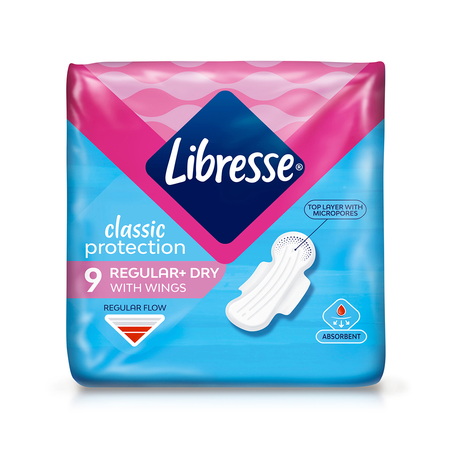 Гигиенические прокладки LIBRESSE Classic Protection Regular drai 9