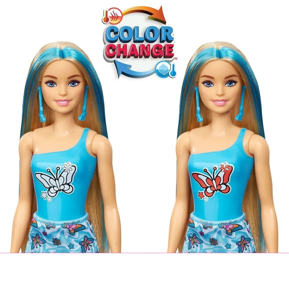 Кукла Barbie Color Reveal Serie Ritmo Радужная