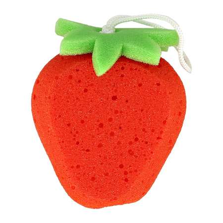 Губка для тела DECO. со шнурком (strawberry)