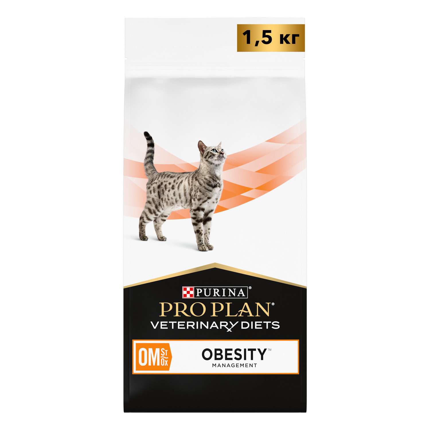 Корм для кошек Purina Pro Plan Veterinary diets OM при ожирении 1.5кг - фото 1