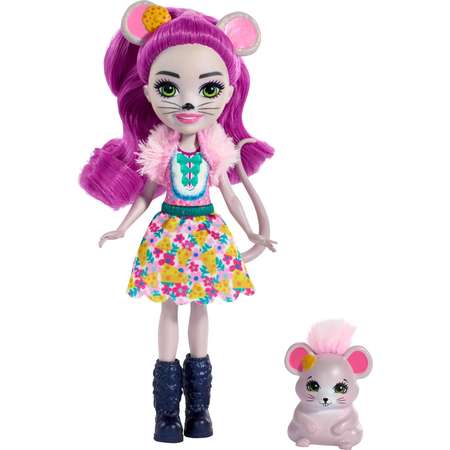 Кукла Enchantimals Фондю и мышка Майла FXM76