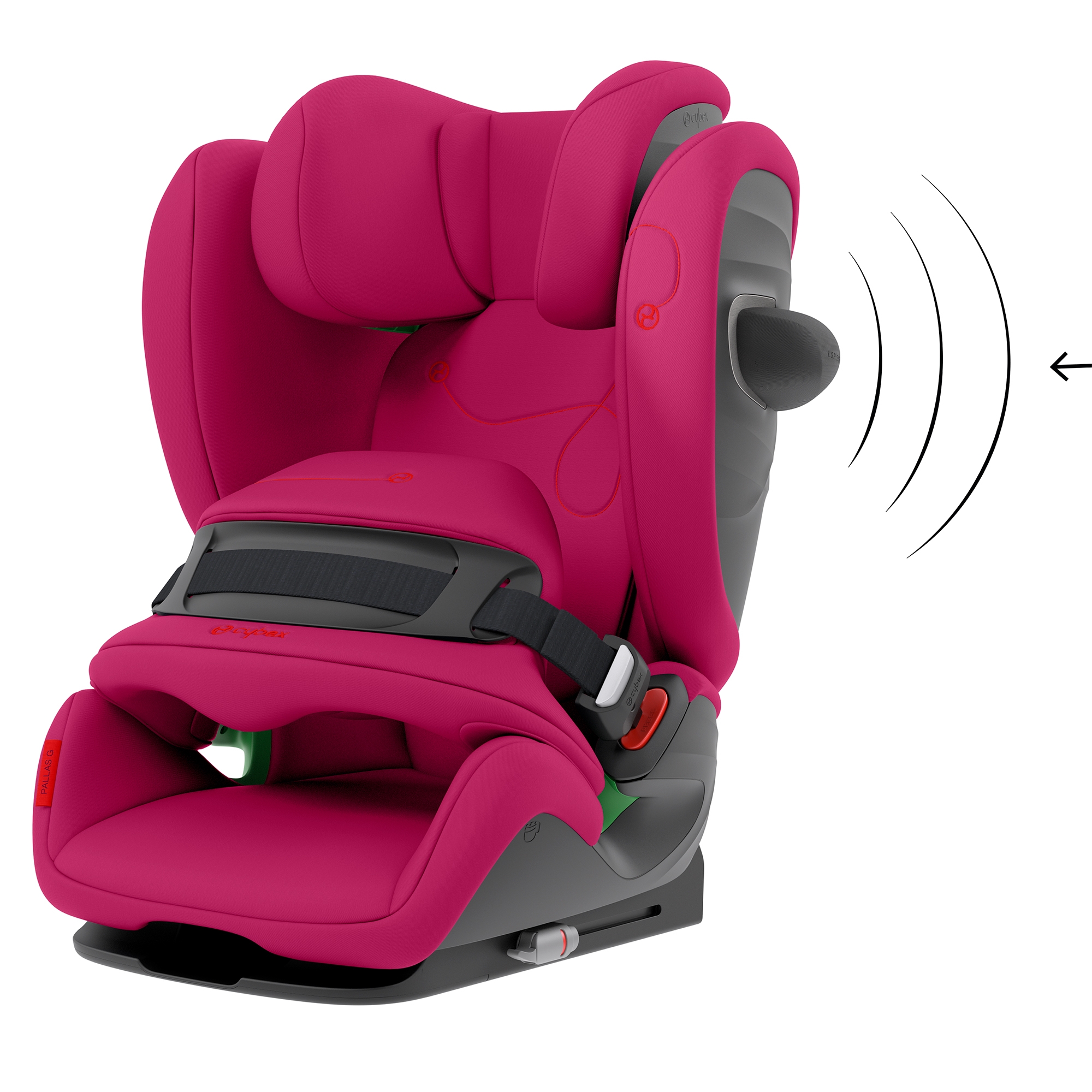 Автокресло Cybex Pallas G i-Size Magnolia Pink - фото 12