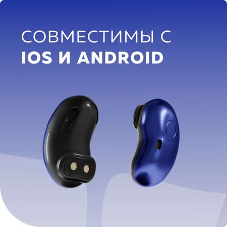 Bluetooth-наушники беспроводные More Choice BW22S Blue