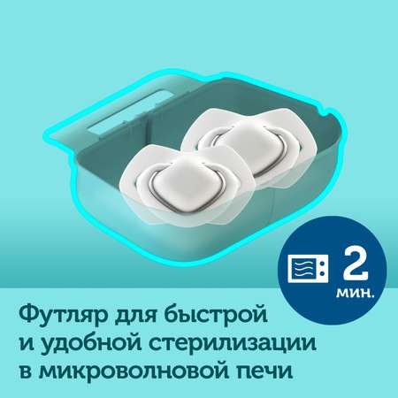 Пустышка Canpol Babies силикон анатомическая от 6 мес. 2 шт.
