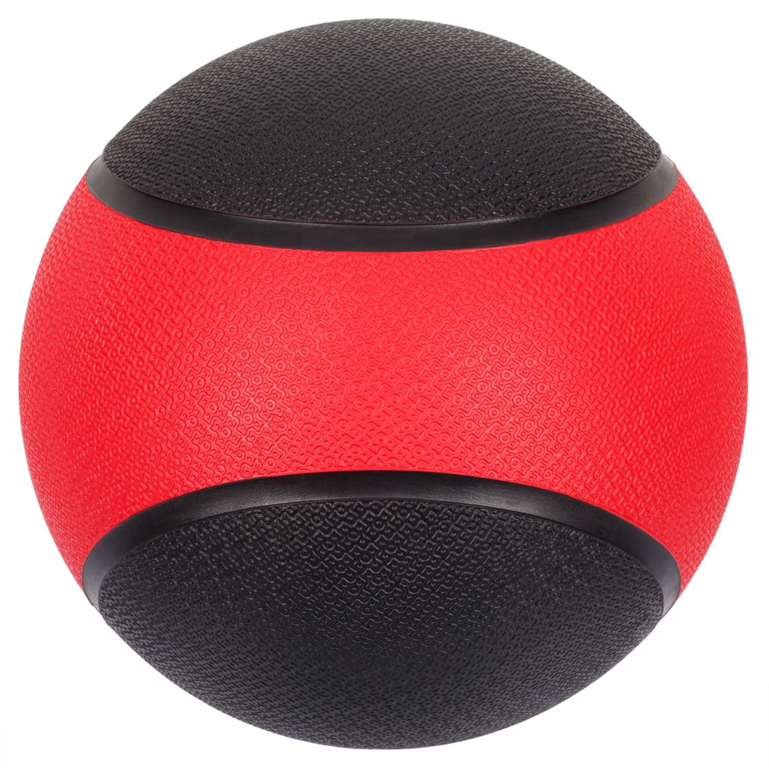 Медбол STRONG BODY медицинский мяч для фитнеса черно-красный 4 кг - фото 4