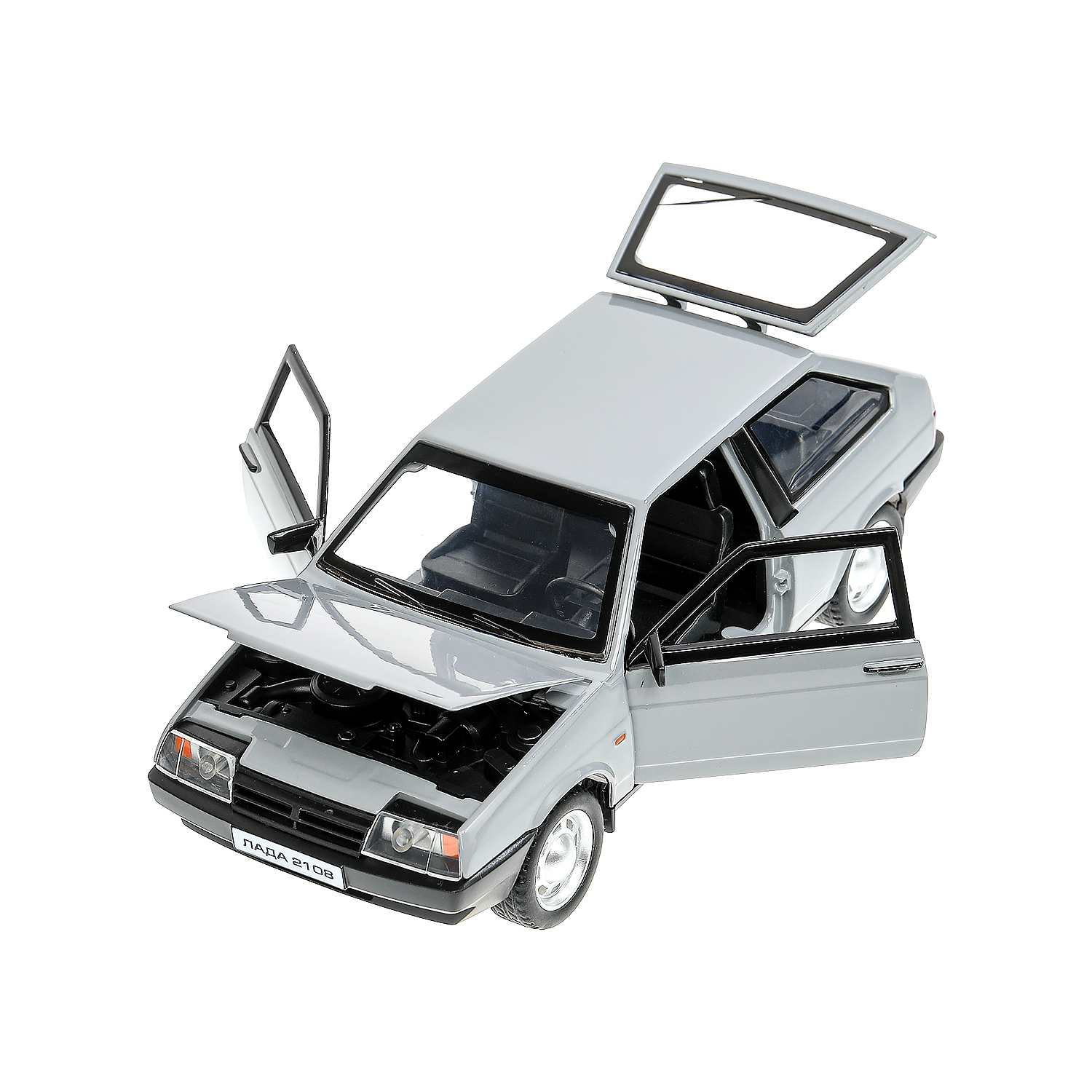 Автомобиль Технопарк LADA 1:24 инерционный белый 385722 - фото 8