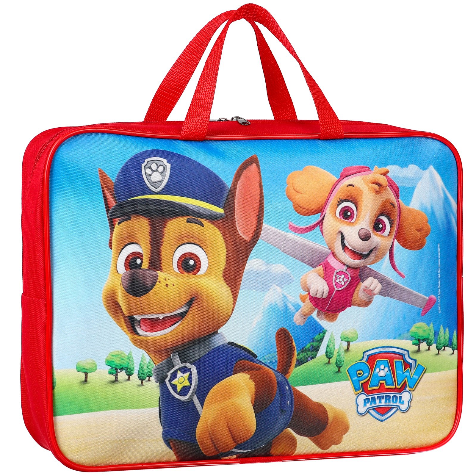 Папка Paw Patrol с ручками текстильная А4 350х270х100 мм - фото 1