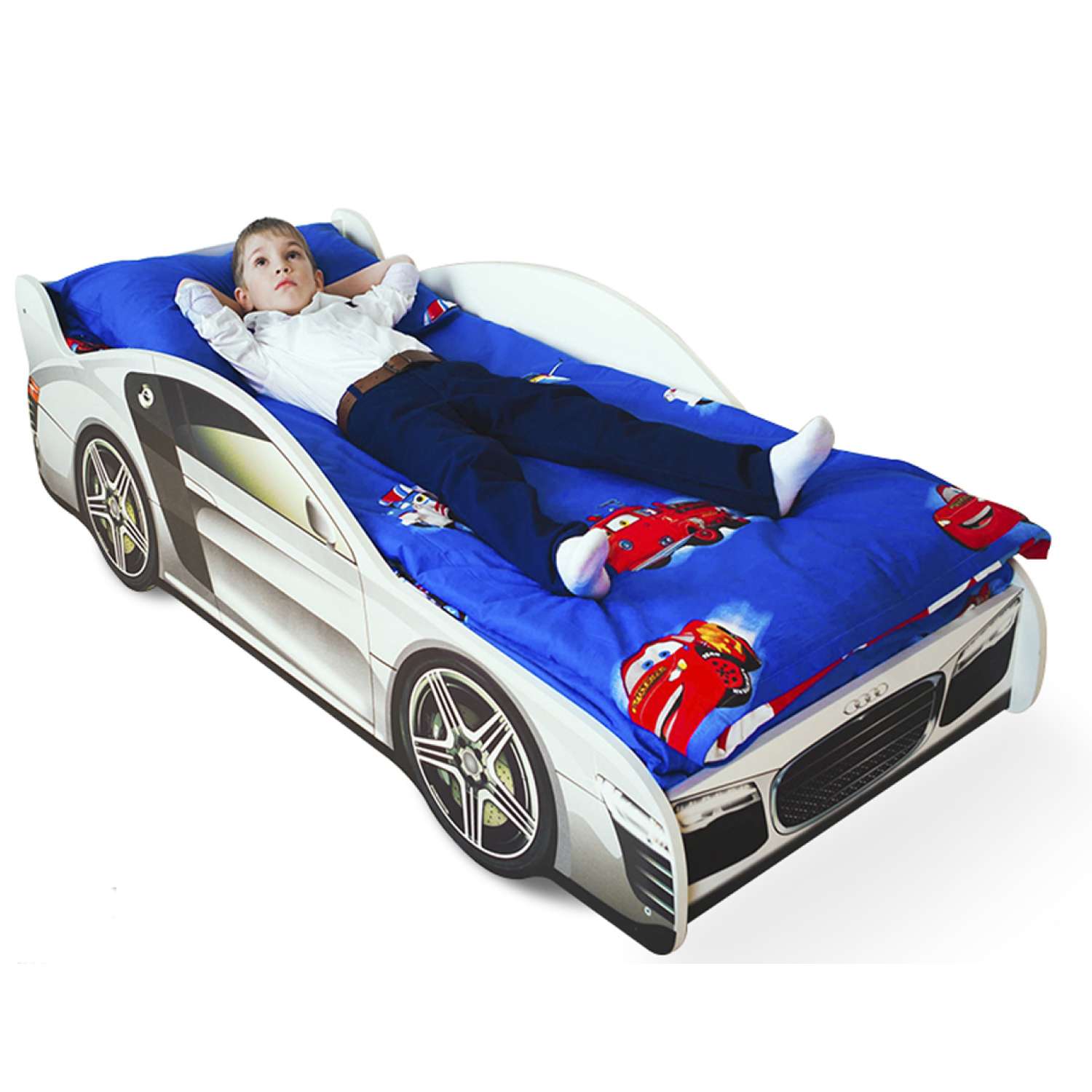 Детская кровать машинка ауди