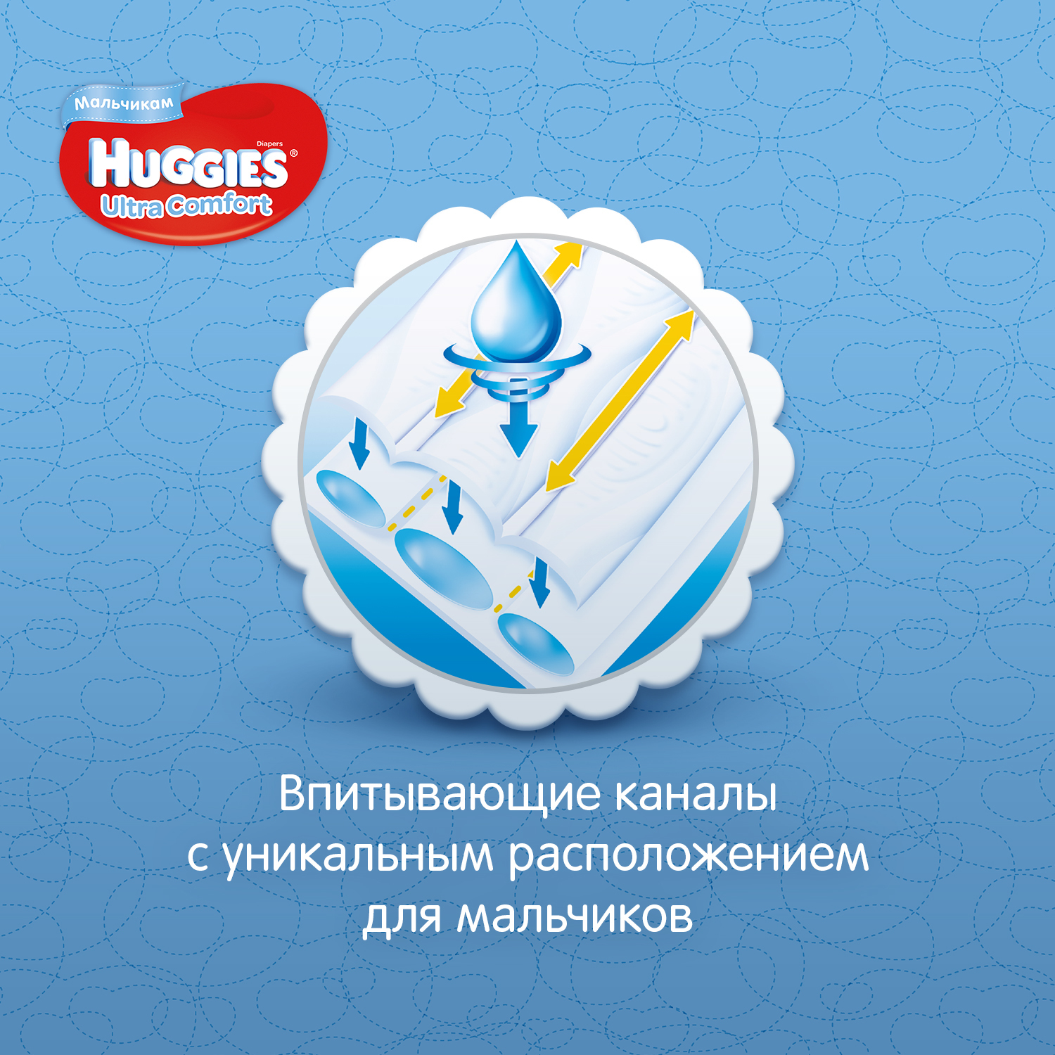 Подгузники для мальчиков Huggies Ultra Comfort Disney 5 12-22кг 105 шт. - фото 5