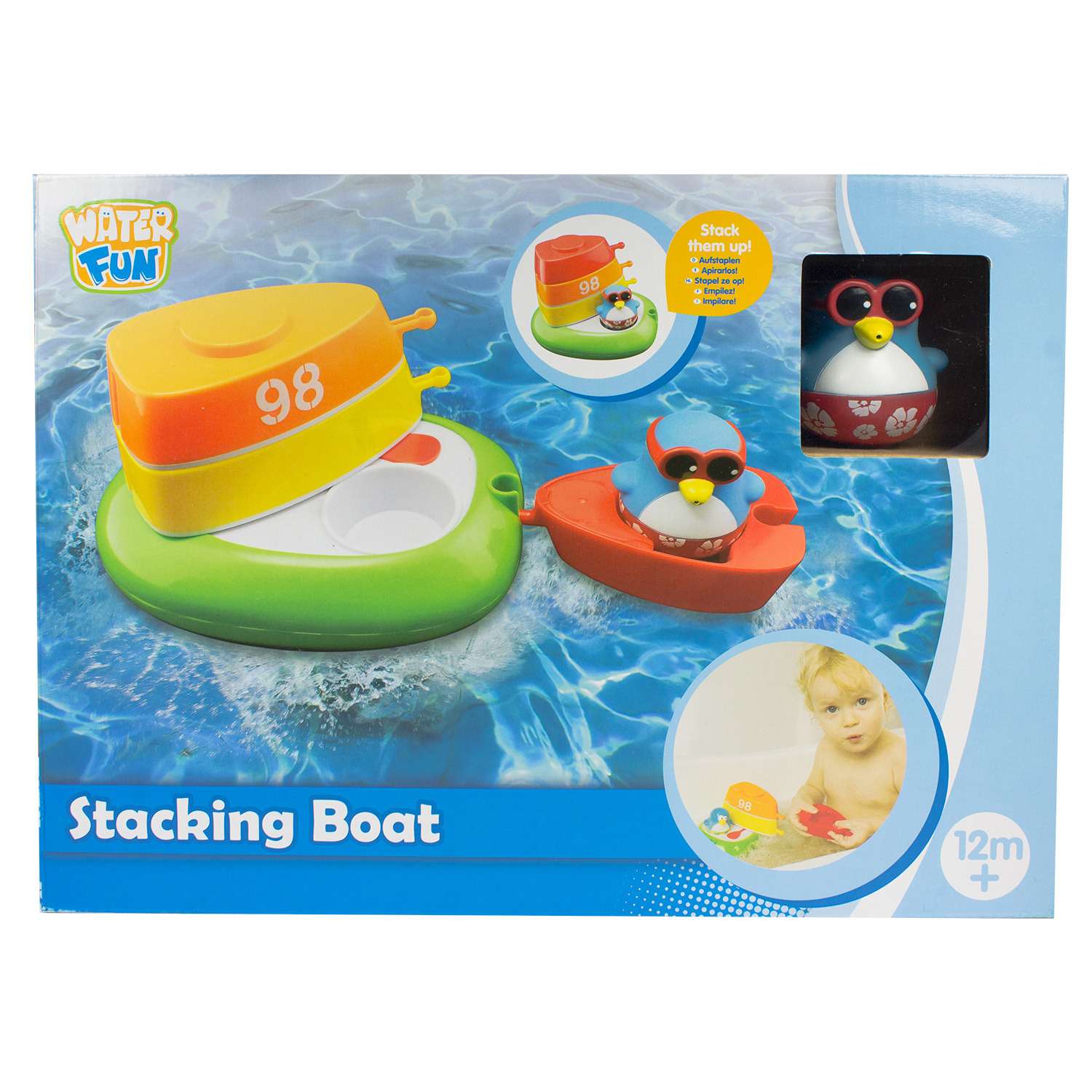 Набор для ванны Toy Target Лодка с шлюпками - фото 6