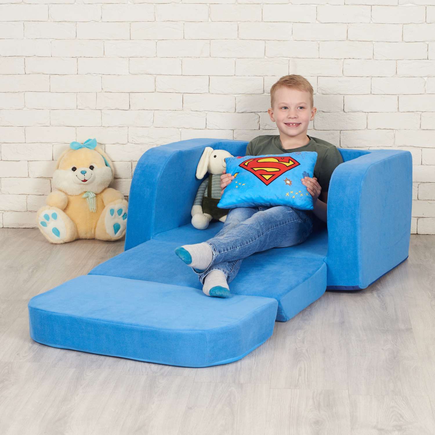 Детский диван Кипрей Super Boy 2 сложения - фото 5