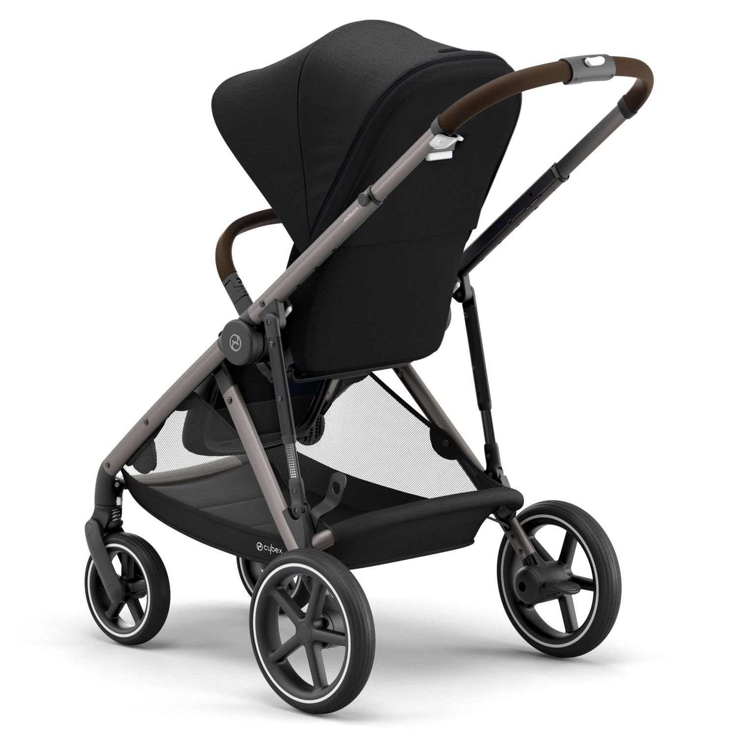 Коляска Cybex Gazelle S TPE с корзиной и дождевиком Deep Black - фото 4