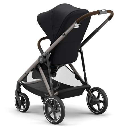 Коляска Cybex Gazelle S TPE с корзиной и дождевиком Deep Black